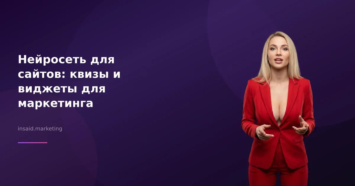 Нейросеть для сайтов: квизы и виджеты для маркетинга