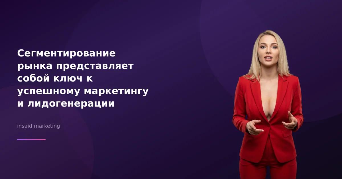 Сегментирование рынка представляет собой ключ к успешному маркетингу и лидогенерации