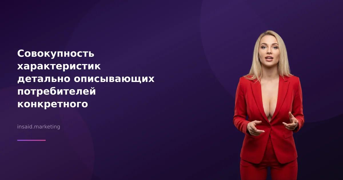 Совокупность характеристик детально описывающих потребителей конкретного рыночного сегмента в квизах и виджетах