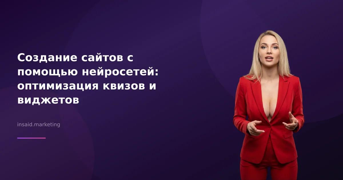 Создание сайтов с помощью нейросетей: оптимизация квизов и виджетов