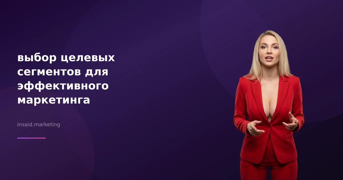 выбор целевых сегментов для эффективного маркетинга