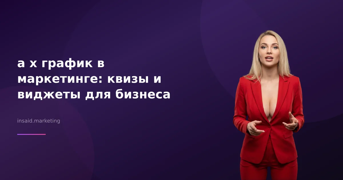 а х график в маркетинге: квизы и виджеты для бизнеса