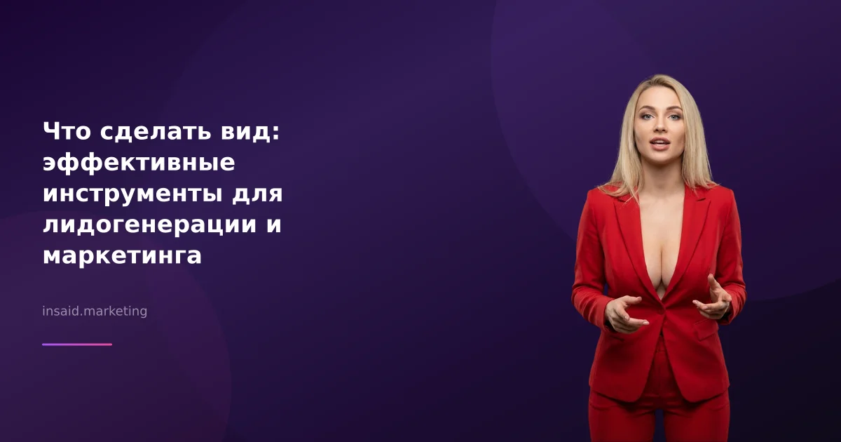 Что сделать вид: эффективные инструменты для лидогенерации и маркетинга