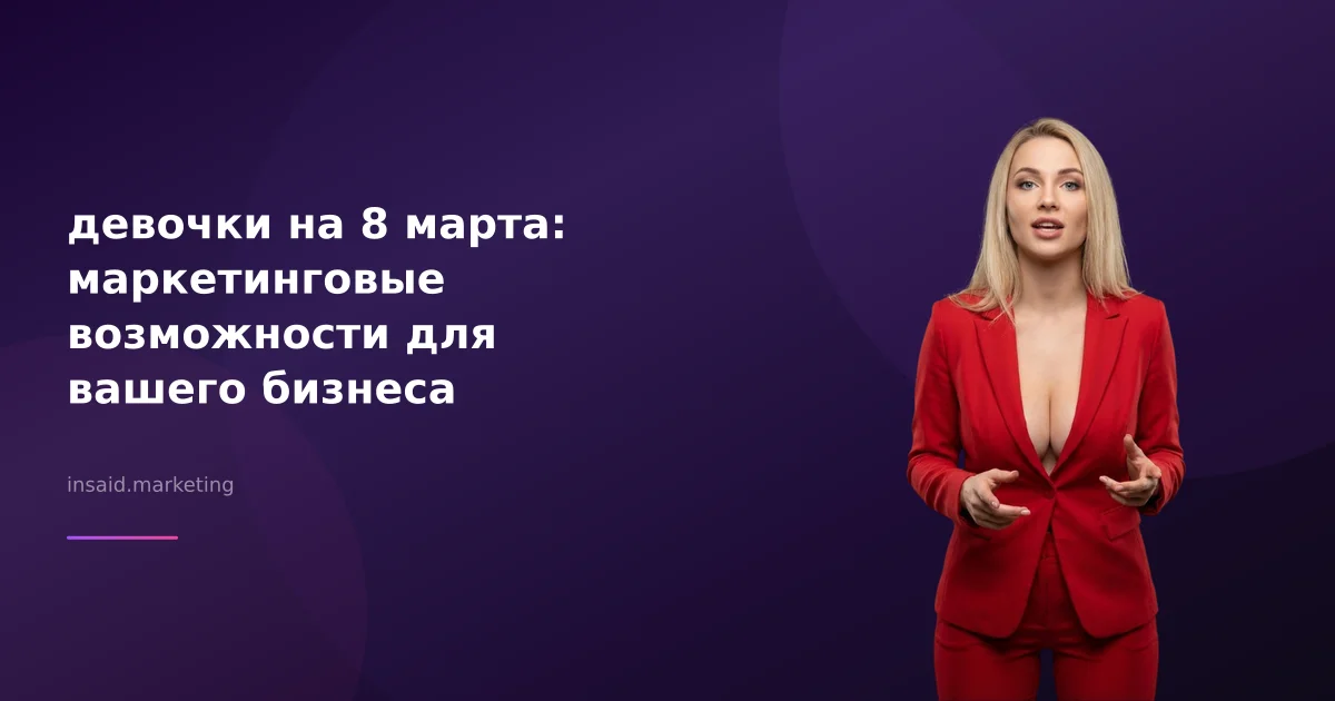 девочки на 8 марта: маркетинговые возможности для вашего бизнеса