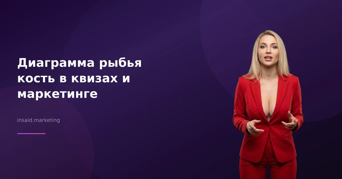 Диаграмма рыбья кость в квизах и маркетинге