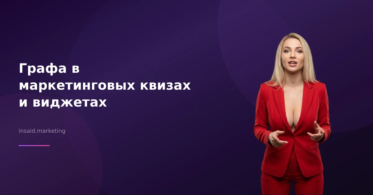 Графа в маркетинговых квизах и виджетах