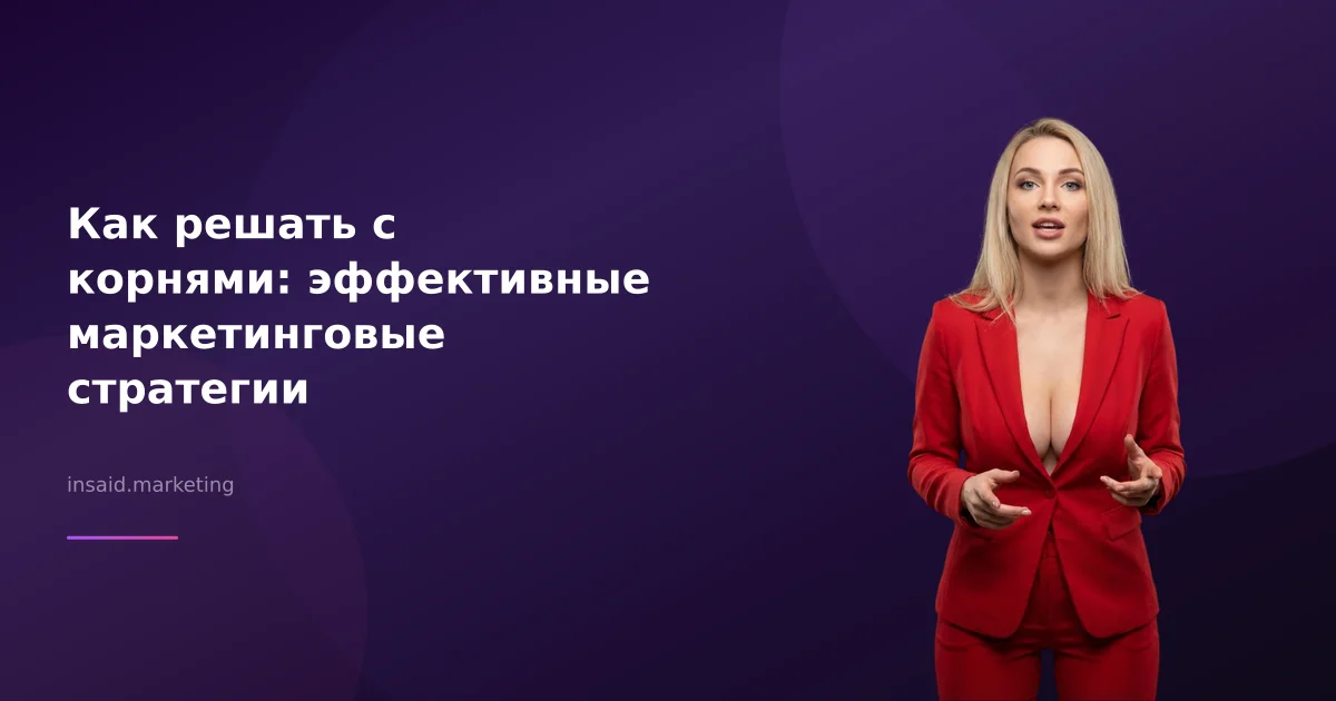 Как решать с корнями: эффективные маркетинговые стратегии