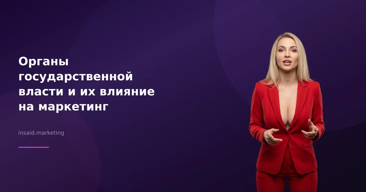 Органы государственной власти и их влияние на маркетинг
