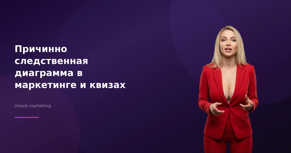 Причинно следственная диаграмма в маркетинге и квизах