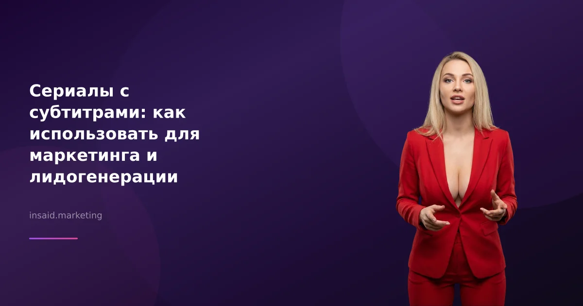 Сериалы с субтитрами: как использовать для маркетинга и лидогенерации