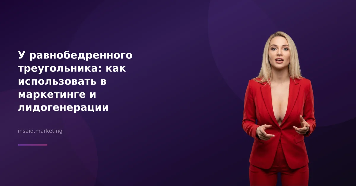 У равнобедренного треугольника: как использовать в маркетинге и лидогенерации