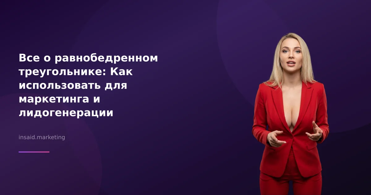 Все о равнобедренном треугольнике: Как использовать для маркетинга и лидогенерации