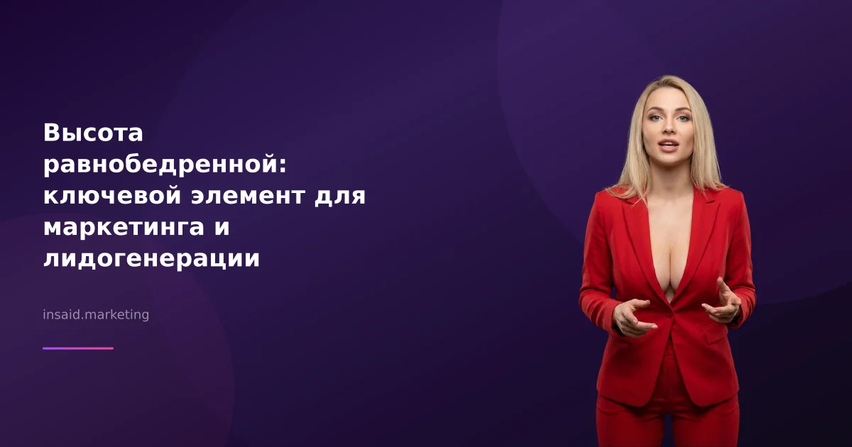 Высота равнобедренной: ключевой элемент для маркетинга и лидогенерации